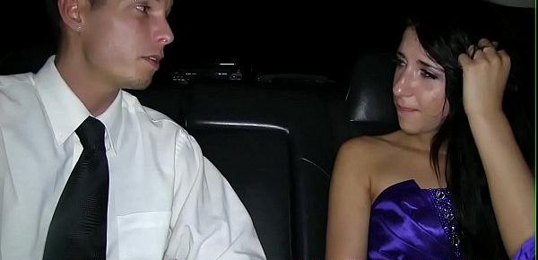  Real prom teen pounded